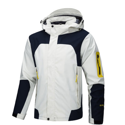 Men's Jacket Thin Outdoor Windproof Hooded Coat
