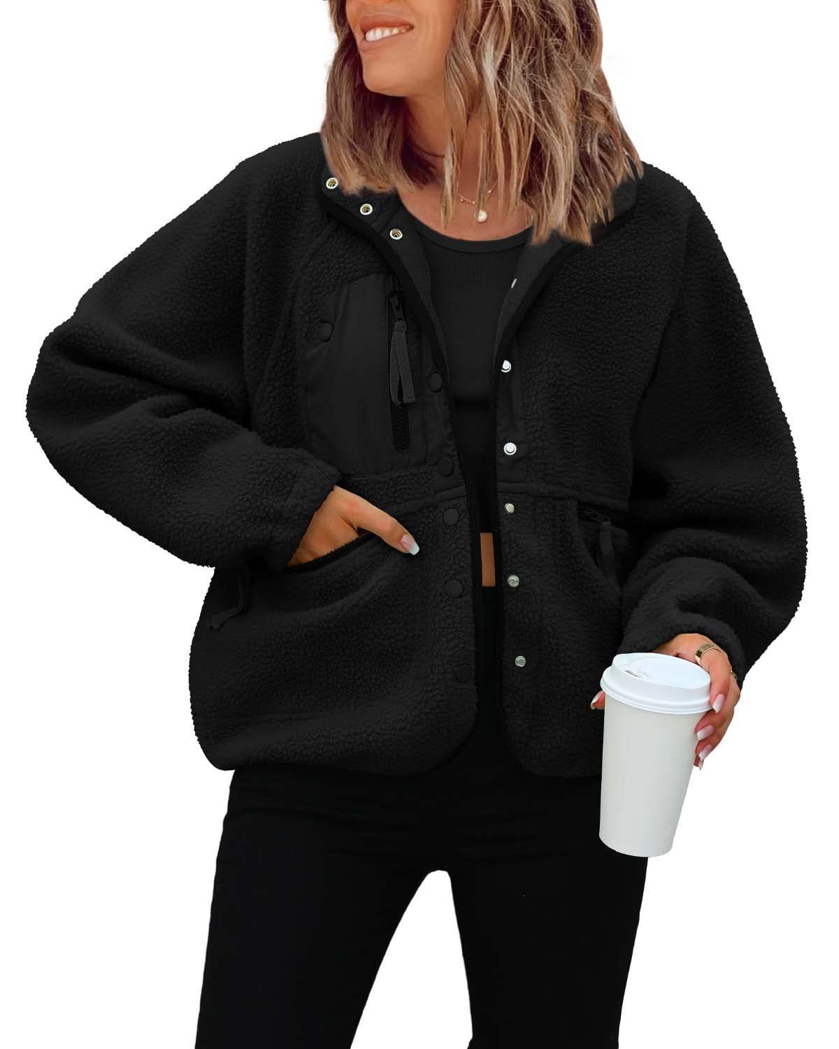 Sports Fleece And Leisure Sweater Jacket Top