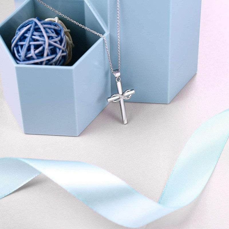 Cross Necklace With infinity sign For Women