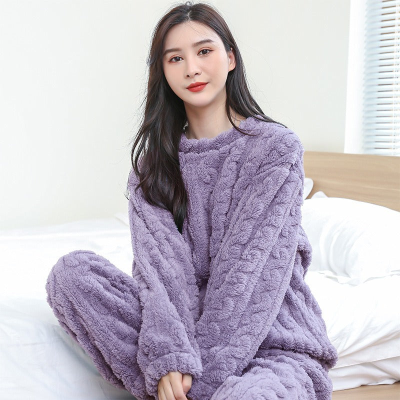 Women's Coral velvet pajamas season prestige