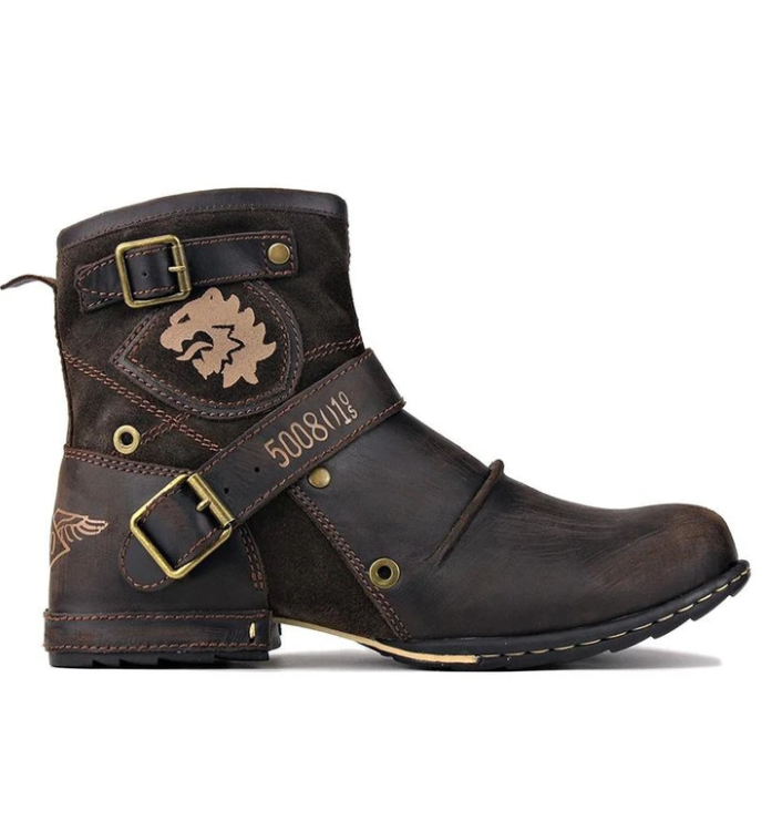 Leather Martin boots Season Prestige