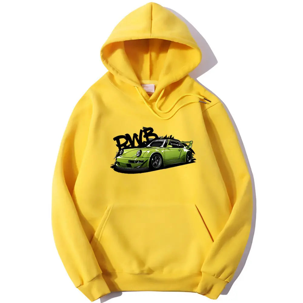 Initial D Hoodie Fashion For Porsche 911 RWB Hoody Long Slee - Season Prestige