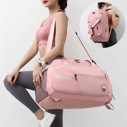 Women Sports Bag Waterproof Laugage Bag With Shoes Compartment mens