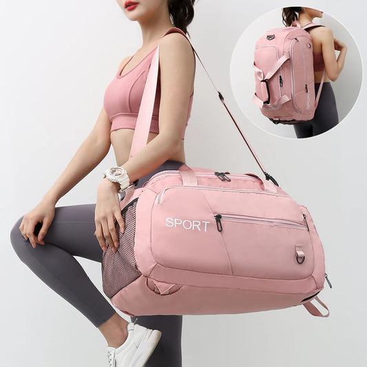 Women Sports Bag Waterproof Laugage Bag With Shoes Compartment mens