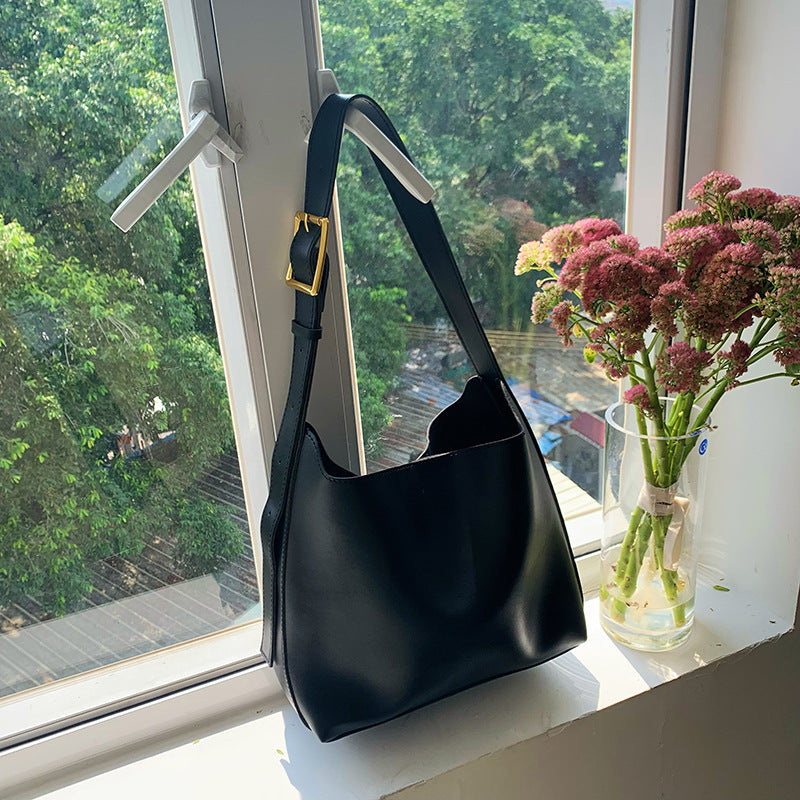Women's Shoulder Handbag Crossbody Minimalist Leather Bag