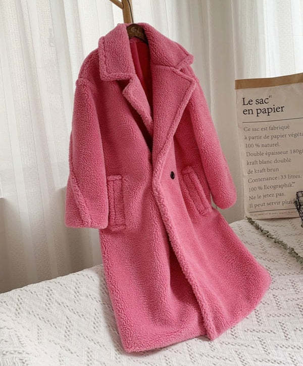 Seadonprestige Faux Fur Coat Winter Warm Thickening Long Windbreaker Women's