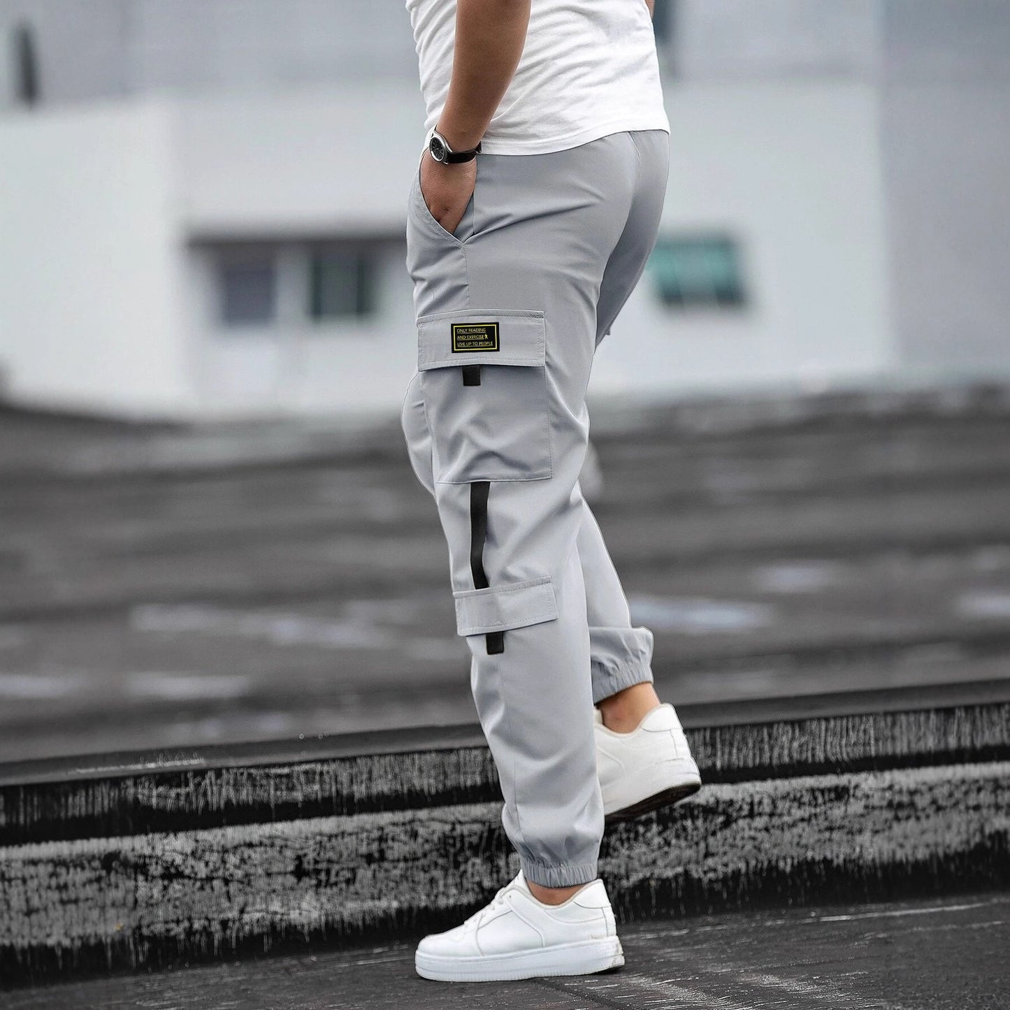 Retro Utility Jogger | Casual Cargo Work Pants
