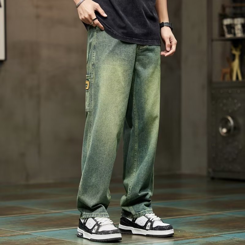 Men's High Street Straight Jeans Pants