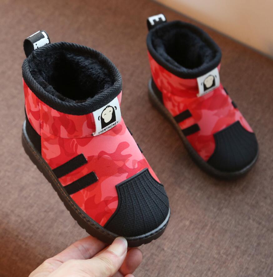 Kids Plush Warm Ankle Martin Boots  Girls Sport Shoes Season Prestige