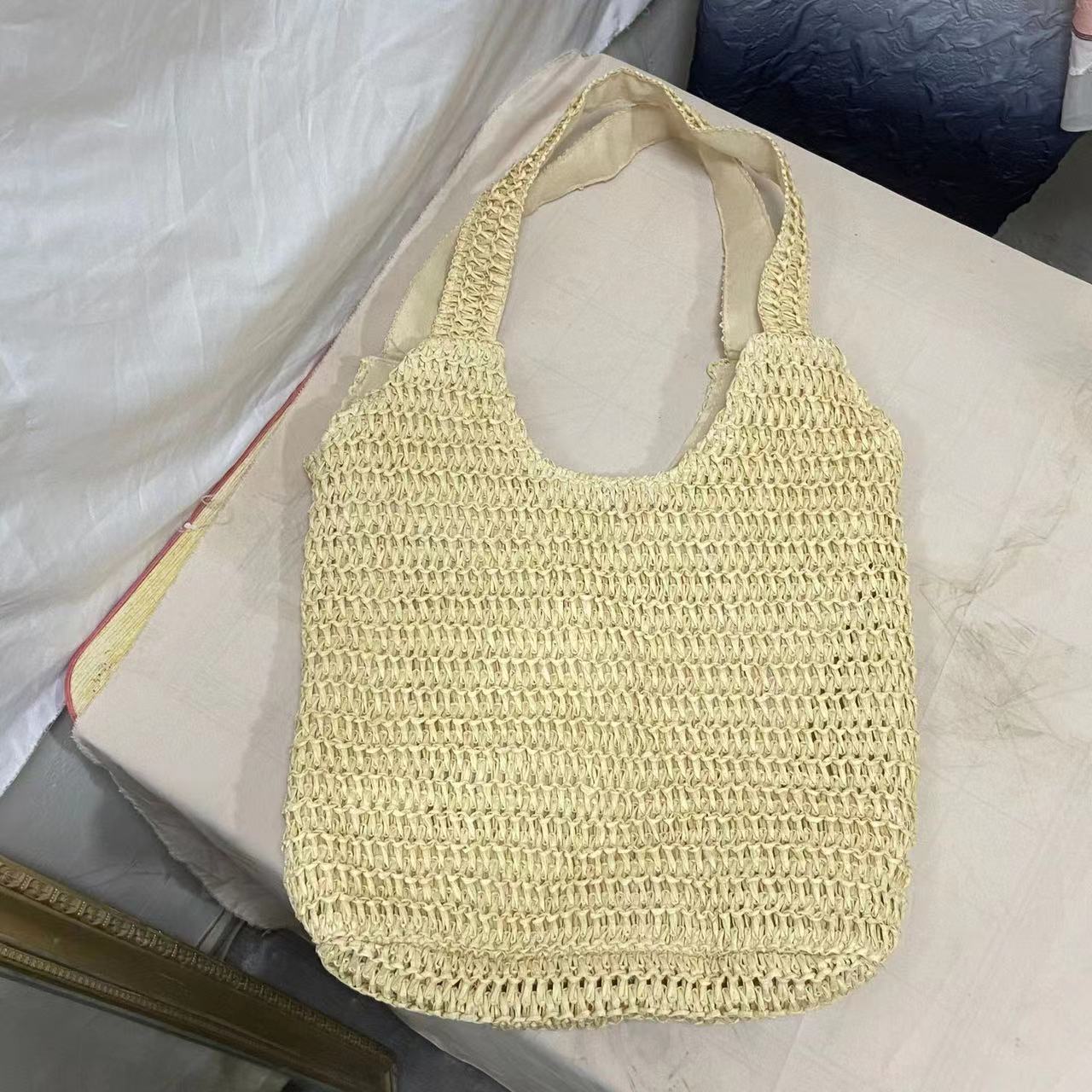 Holiday Straw Bag Shoulder Bag Simple Ladies