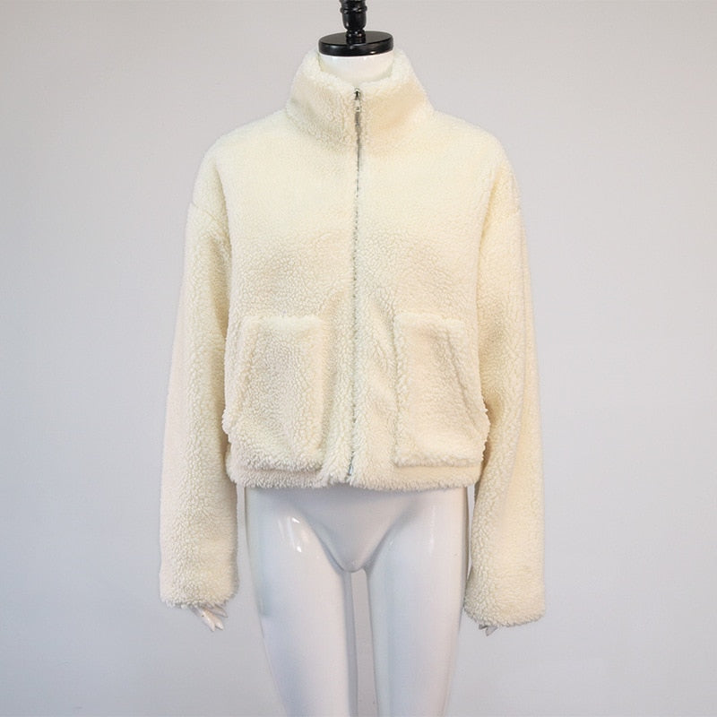 Fluffy Fleece Coats Women eprolo