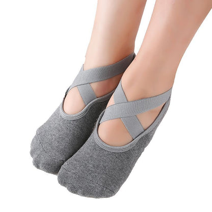 Cross belt yoga socks Season Prestige