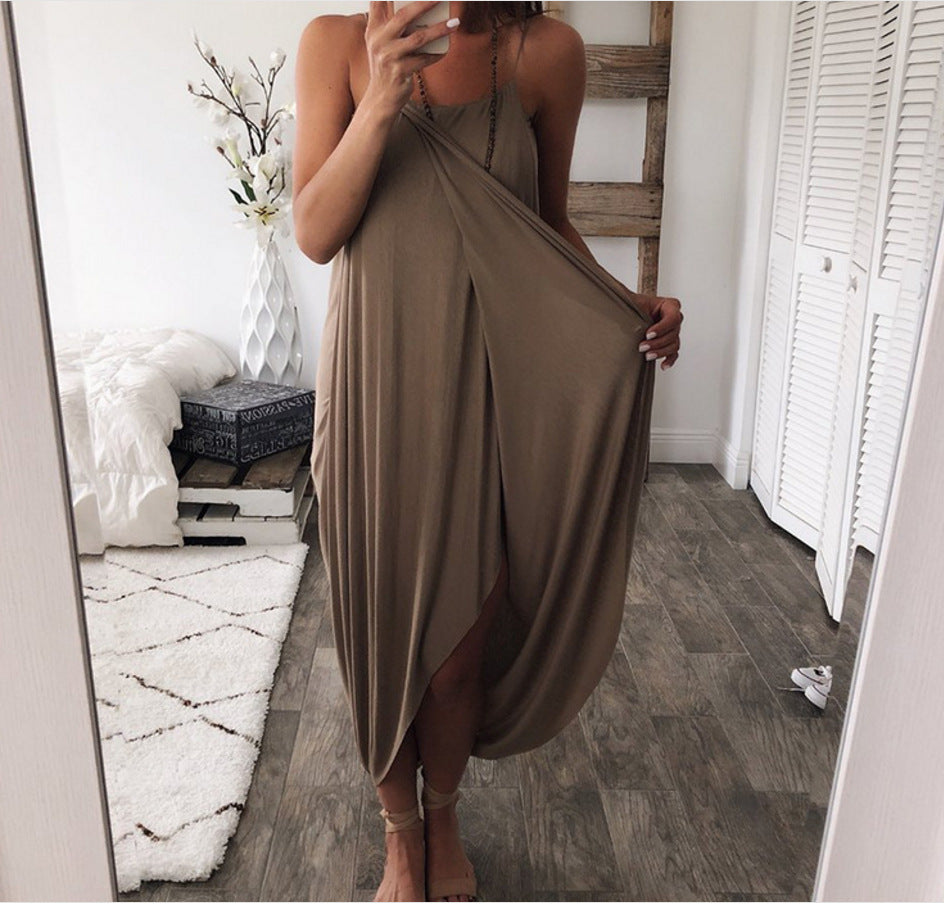 Womens Casual loose long dress
