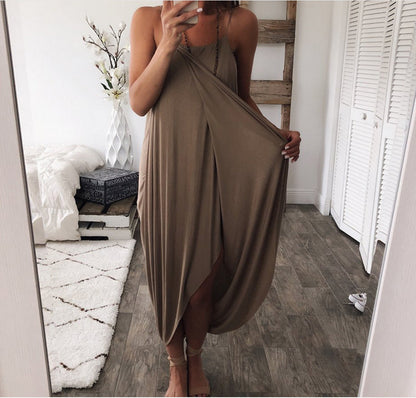 Womens Casual loose long dress