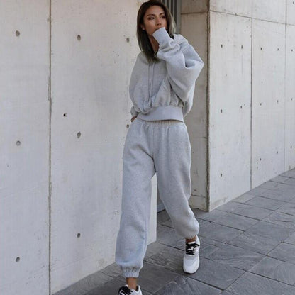 Women's Casual Hoodie Coat Sports Suit Season Prestige