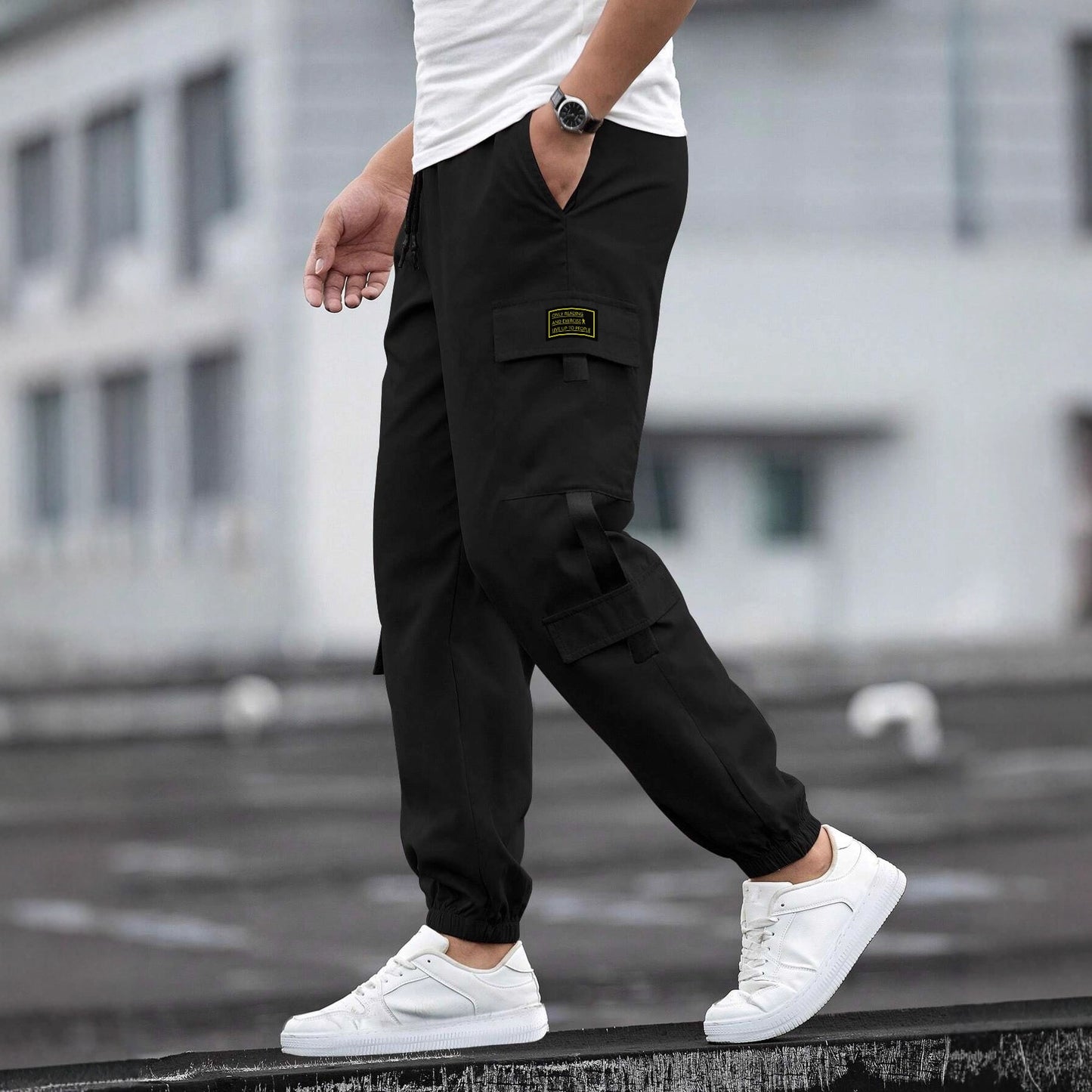 Retro Utility Jogger | Casual Cargo Work Pants