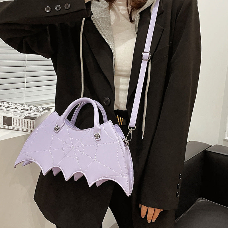 Halloween Spider Web Shape Shoulder Bags Season Prestige