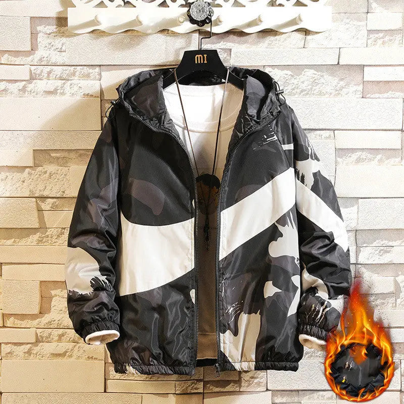 Cotton Jacket Men's Jacket Plus Cotton Jacket Casual New Cotton Jacket Youth - Season Prestige