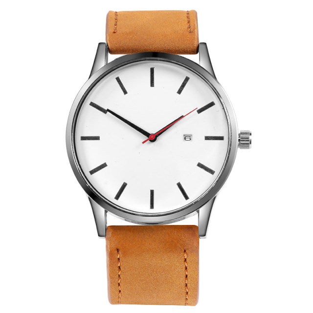 Leather Quartz Watch Season Prestige