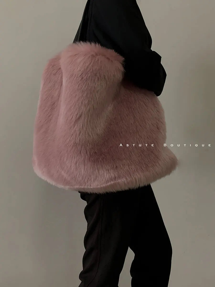 Women's Bags, Handbags, Women's Shoulder Bags, Fur Bags, Plush Bags - Season Prestige