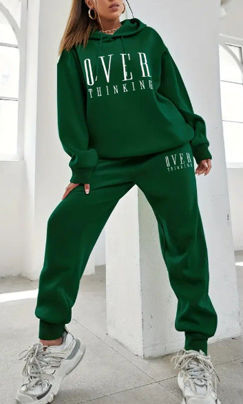 Casual Hooded Long Sleeve Sweater Exercise Workout Outfit womens