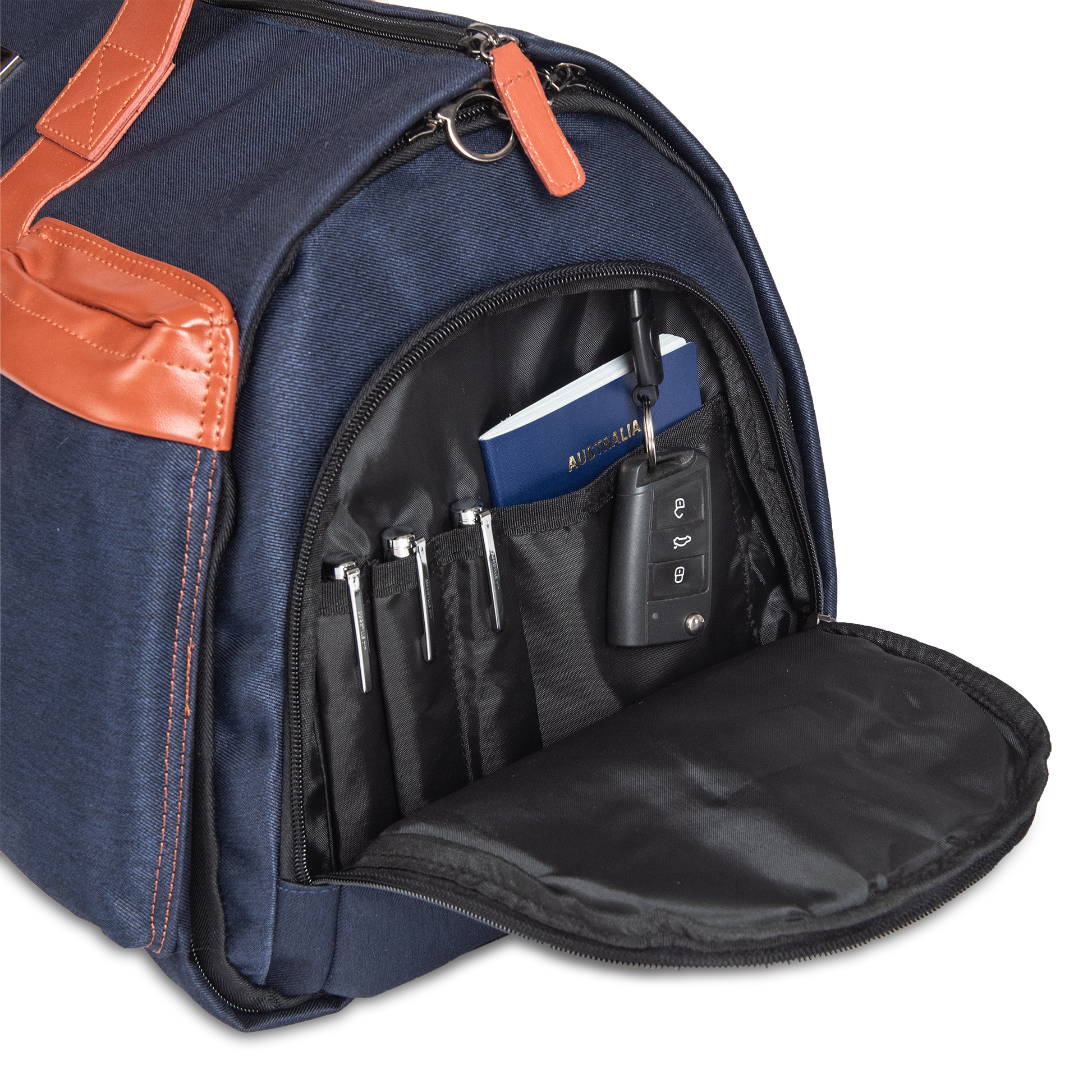 Travel Bags Waterproof Men's Leather Bags Hand Luggage Men Weekend Bag Season Prestige