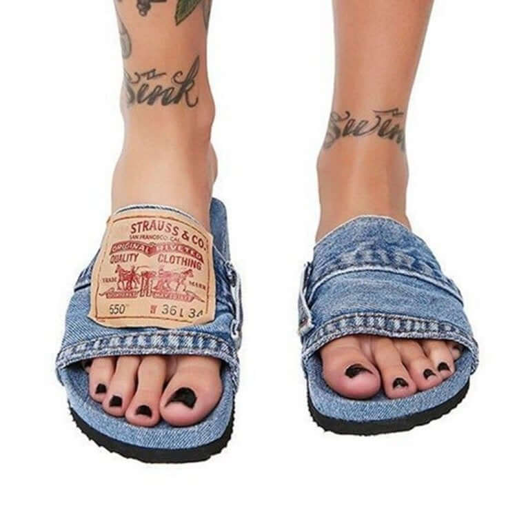 Women Cowboy Letter  Slippers