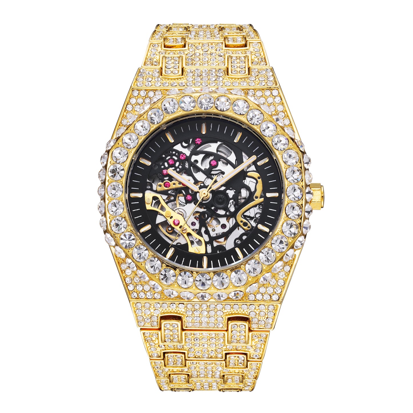 Men's Diamond Hip Hop Party Automatic Watch