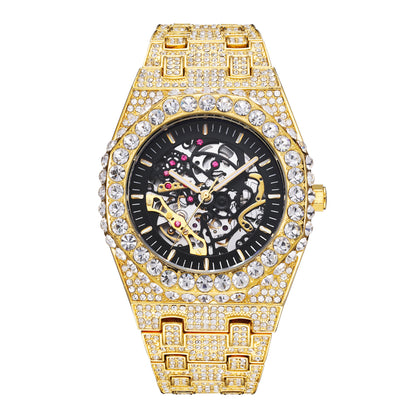 Men's Diamond Hip Hop Party Automatic Watch