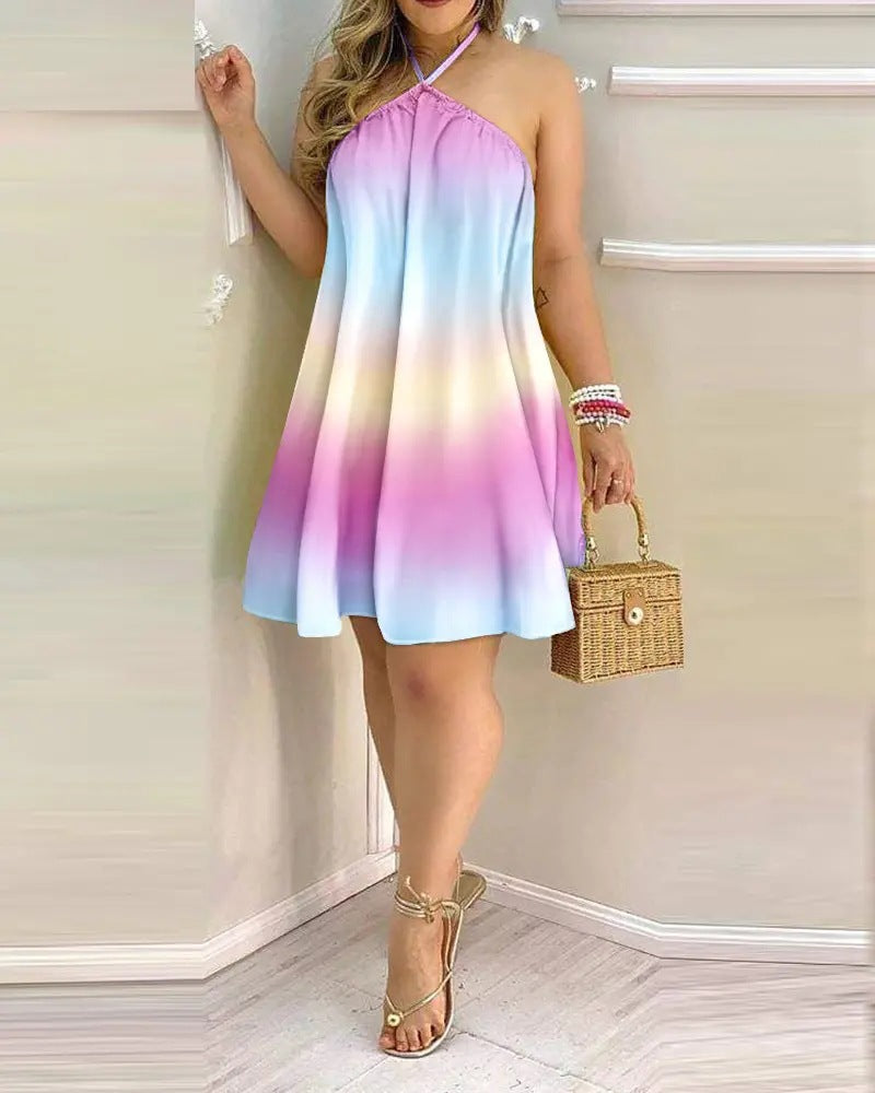 Summer Sleeveless open back Dress Women Season Prestige