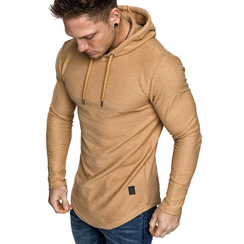 Men Hoodie Sweatshirt Casual Long Sleeve Slim Tops Gym T-shirt Season Prestige