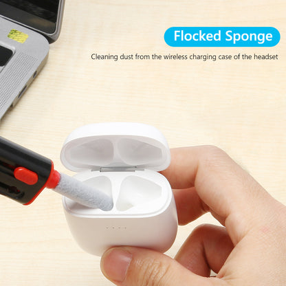 High- density Screen Cleaner Kit For Airpods Pro 3 2 1 Bluetooth Earphones Cleaning Pen Brush Earbuds Case Cleaning Tools For Xiaomi Airdots Cleaner