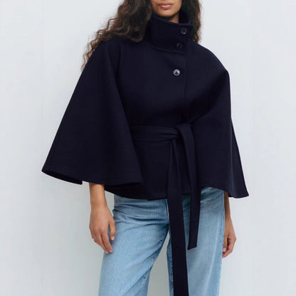 Loose Elegant Button Top Trench Coat For Women