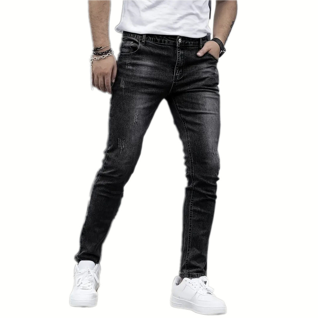 Casual Stretch  Slim leg Jeans For men