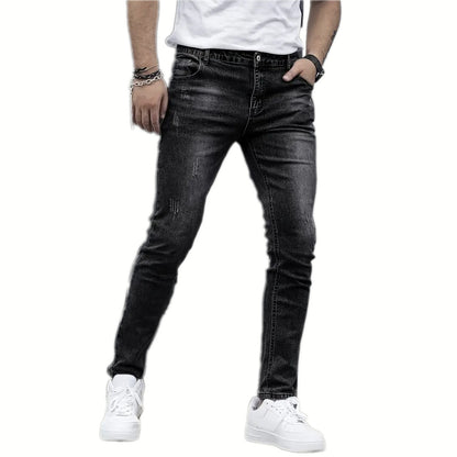 Casual Stretch  Slim leg Jeans For men