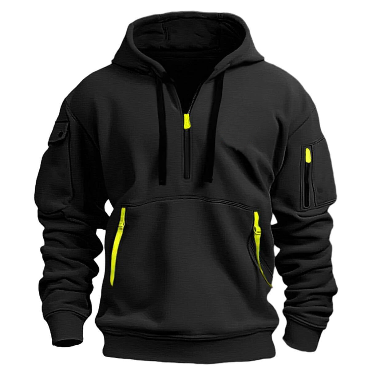 Dropped Shoulder Hooded Sweatshirt Men's Women's Plus Size Loose Pullover