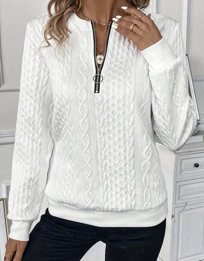 Women's Zipper Commuter Sweater Coat
