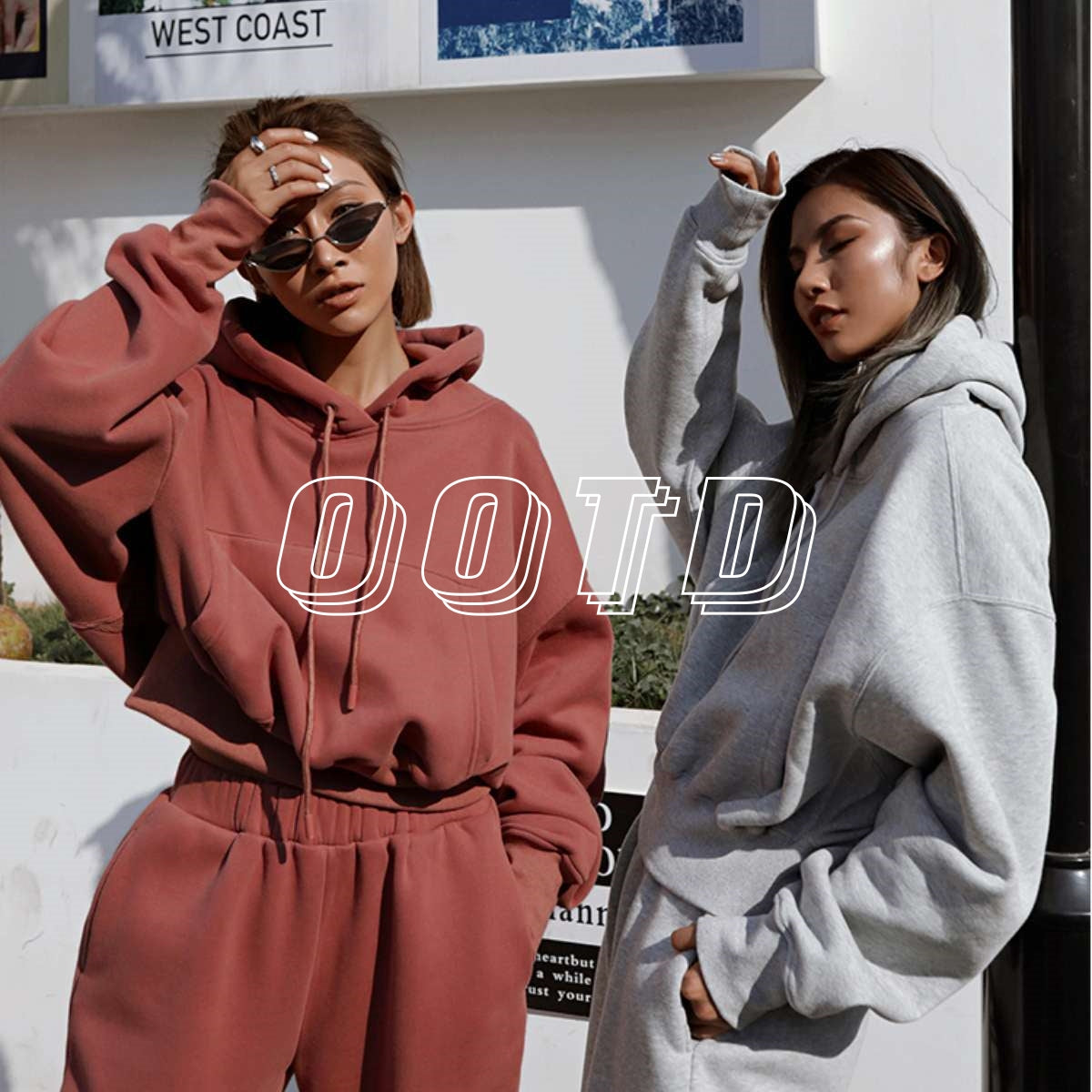 Women's Casual Hoodie Coat Sports Suit Season Prestige