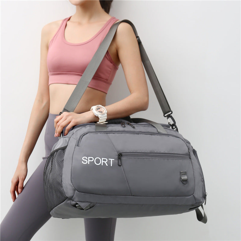 Women Sports Bag Waterproof Laugage Bag With Shoes Compartment mens