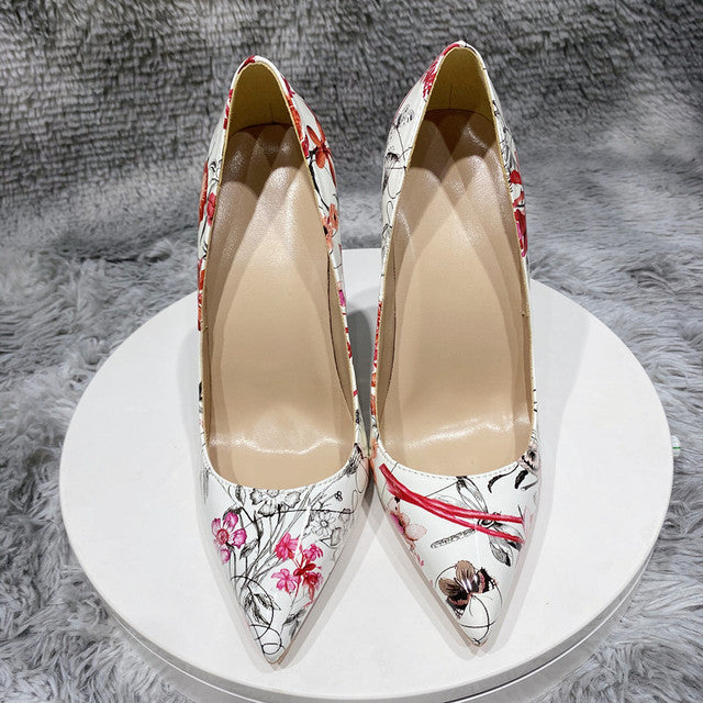 Veowalk Flowers Stiletto Pumps Season Prestige