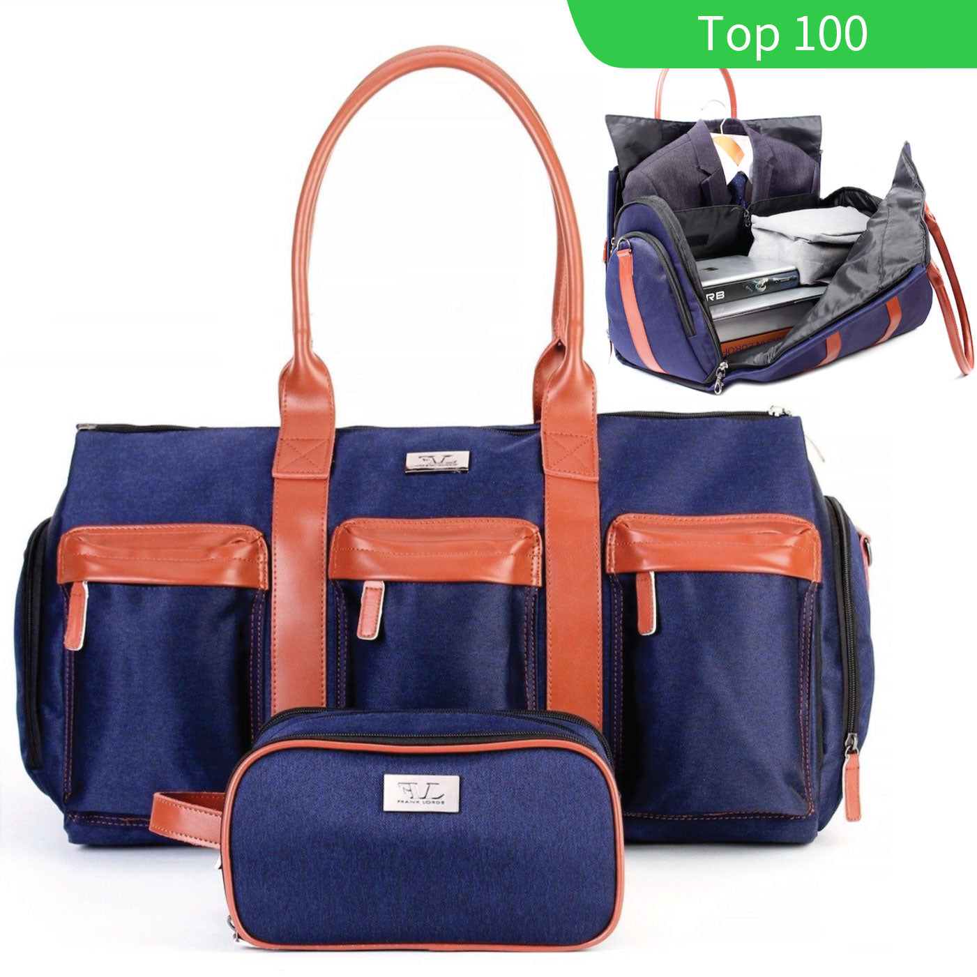 Travel Bags Waterproof Men's Leather Bags Hand Luggage Men Weekend Bag Season Prestige