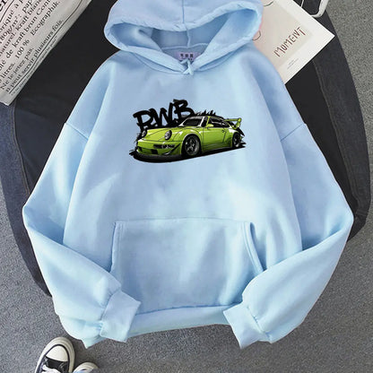 Initial D Hoodie Fashion For Porsche 911 RWB Hoody Long Slee - Season Prestige