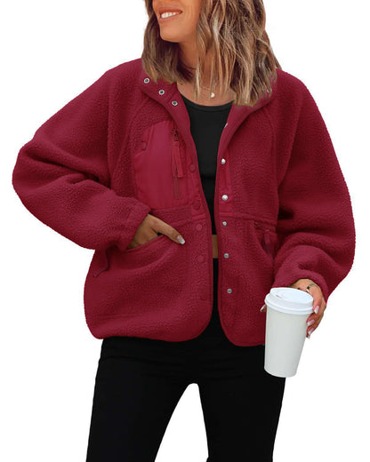 Sports Fleece And Leisure Sweater Jacket Top