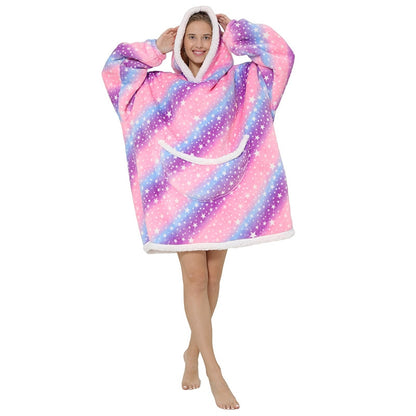 DreamySnuggles Sherpa Fleece Blanket season prestige
