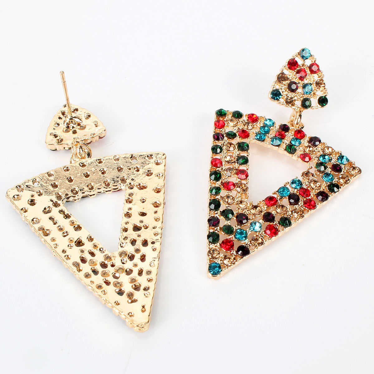 Rhinestone Earrings Women Season Prestige