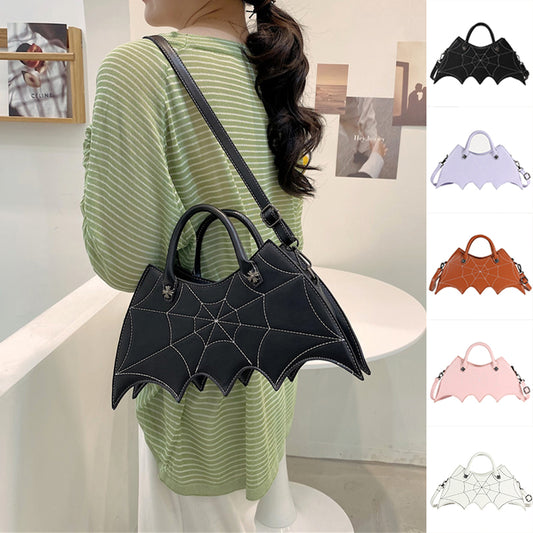 Halloween Spider Web Shape Shoulder Bags Season Prestige
