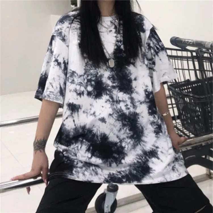 Tie Dye Print T Shirt Women - Season Prestige