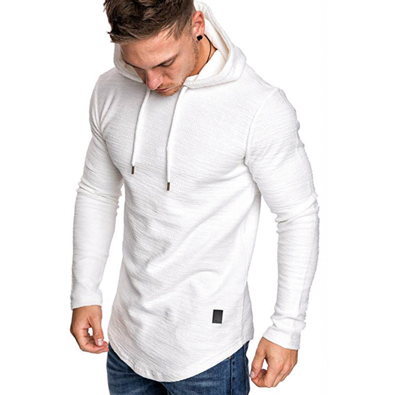 Men Hoodie Sweatshirt Casual Long Sleeve Slim Tops Gym T-shirt Season Prestige