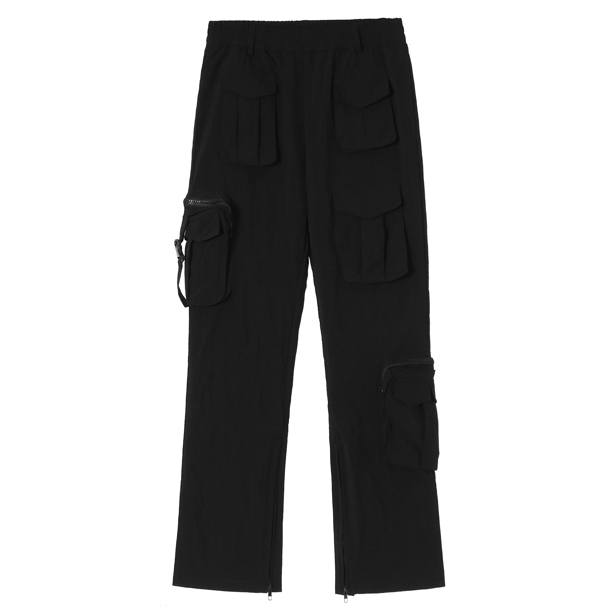 Overalls Trousers Zipper Flared Casual Trousers Ins Pants Men Season Prestige