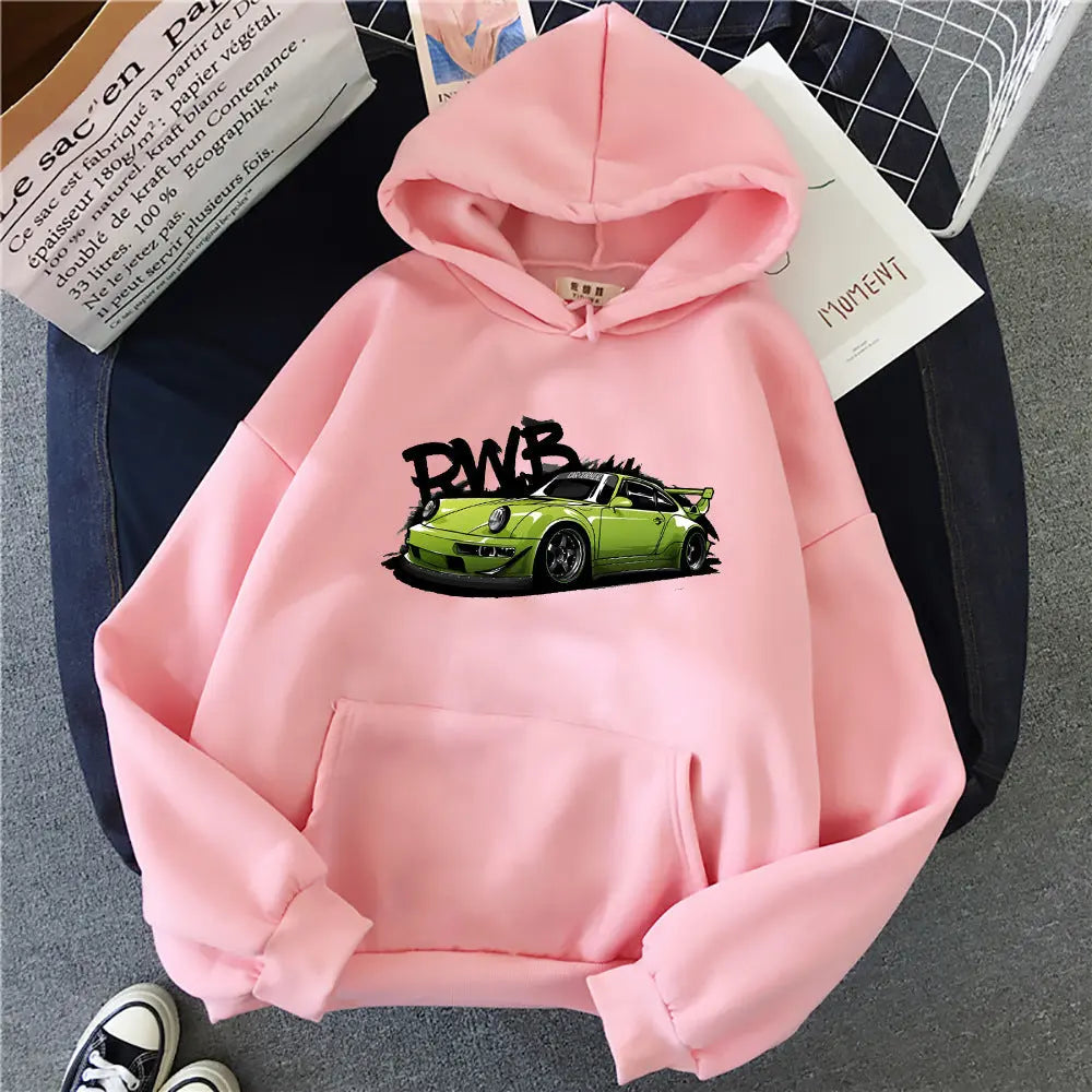 Initial D Hoodie Fashion For Porsche 911 RWB Hoody Long Slee - Season Prestige